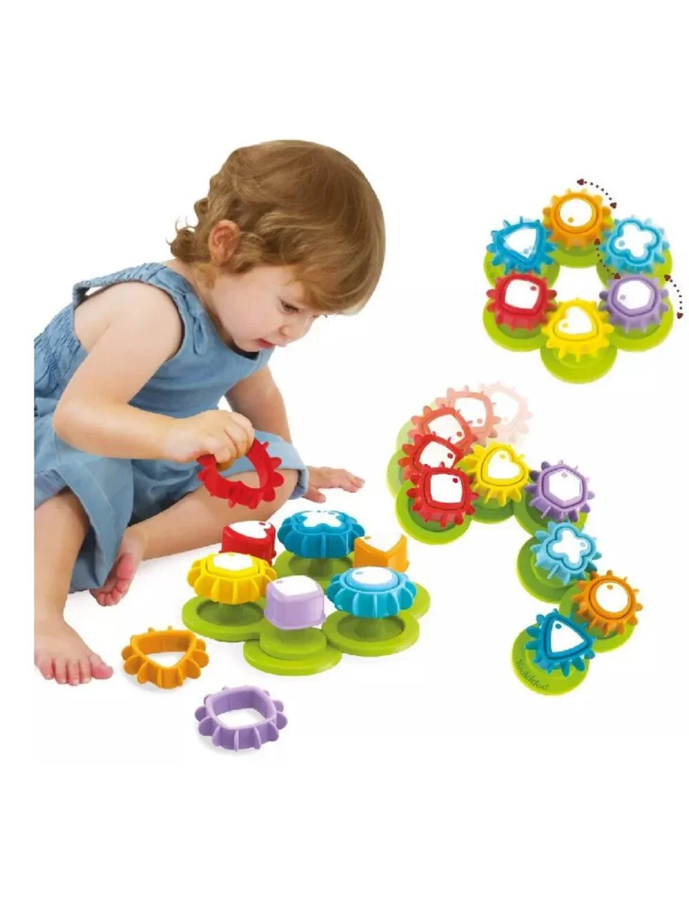 Spin Gear Sorter: Educational Focus Creative Thinking Stacking And Sorting Toys